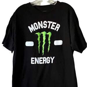 🔥🔥🔥MONSTER ENERGY “NWT” Awesome Black Graphic Tee -not AOP or Vintage